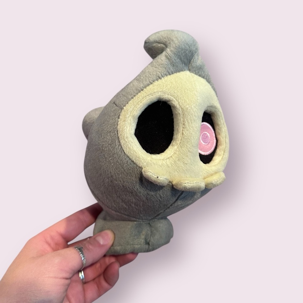 NWT Pokémon TOMY Gray Duskull Plush Toy Stuffed Animal 9"